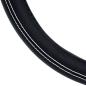 Preview: Xkeribom Lenkradbezug 37-38cm Lenkradschoner Lenkradschutz Schwarz Weiss Naht Sport